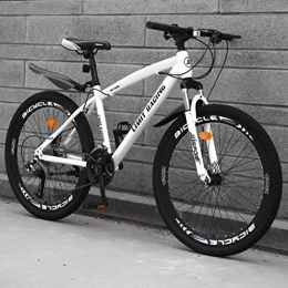 GXQZCL-1 Mountain Bike GXQZCL-1 Mountain Bike / Bicycles, Carbon Steel Frame, Front Suspension and Dual Disc Brake, 26inch Wheels MTB Bike (Color : A, Size : 27-speed)