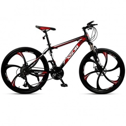 GXQZCL-1 Bike GXQZCL-1 Mountain Bike, Hardtail Mountain Bicycle, Dual Disc Brake and Front Suspension Fork, 26inch Wheels MTB Bike (Color : Red, Size : 21-speed)