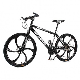 HAOYF Mountain Bike HAOYF Mountain Bike for Men Women, Lightweight 26" Bicycles Adult Road Bikes Travel Outdoor Bicycle Student Bicycle Double Shock Disc Brake Speed Adjustable Bicycle, Black, 21 Speed