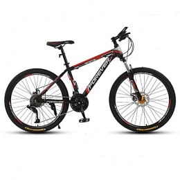 HJRBM Bike HJRBM Adult Mountain Bike， 26-Inch Mountain Trail Bike， High Carbon Steel Bicycles， Spoke Wheels， 21 Speeds Drivetrain， for Men And Women jianyou