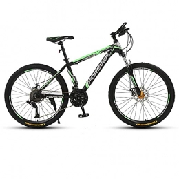 HJRBM Mountain Bike HJRBM Mountain Bicycles with Dual Disc Brake， All Terrain Mountain Trail Bike， High-Carbon Steel Frame， 26 Inch Wheels， 24 Speed， for Adults Men Women jianyou