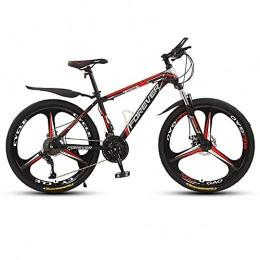 HJRBM Bike HJRBM Mountain Trail Bike， High-Carbon Steel Mountain Bikes， 26 Inch Wheels， 24 Speed Bicycle， Suspension MTB， 3 Cutter Wheel， for Outdoors Sport Cycling jianyou