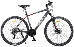 HOYDU Mountain Bike HOYDU Mountain Bikes, 26 Inch 27-Speed Mountain Trail Bike, Dual Disc Brake Aluminum Frame Hardtail Mountain Bike, Adjustable Seat, Gray