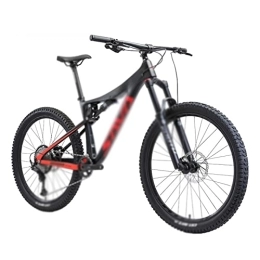 IEASE Mountain Bike IEASEzxc Bicycle Mountain Bike Carbon Frame Mountain Bike with Dual Double Suspension Soft Tail Mtb