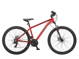 Insync Mountain Bike Insync Men's Zonda Alloy Frame Suspension 21 Speed Mountain Bike, 16-Inch Size