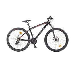 Insync Mountain Bike Insync Men's Zuma 27.5-Inch (650B) Front Suspension Alloy ATB 24 Speed Mountain Bike, 16-Inch Size, Black