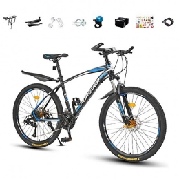 JACK'S CAT Bike JACK'S CAT Country Mountain Bike 24 / 26 Inch with Double Disc Brake, MTB for Adults, Hardtail Bike with Adjustable Seat, Thickened Carbon Steel Frame, 26in 27 speed