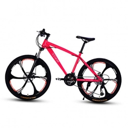 JDLAX Bike JDLAX 26 Inch Ladies Bicycle 21 Variable Speed Bicycle Adult Bicycle Mountain Bike Bike, Birthday Gifts, Red