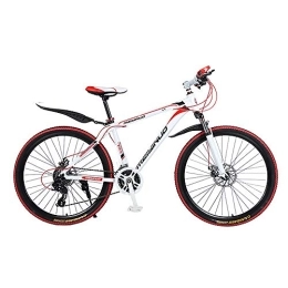 JIAODIE Bike JIAODIE Mountain Bike, 26 Inch 21 Speed 30 Spokes Mountain Bikes, Hard Tail Mountain Bicycle, Lightweight Bicycle with Adjustable Seat, Double Disc Brake