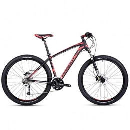 JINHH Bike JINHH 27-Speed Mountain Bikes, 27.5 Inch Big Wheels Hardtail Mountain Bike, Adult Women Men's Aluminum Frame All Terrain Mountain Bike, Black