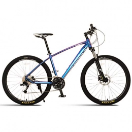 JKCKHA Bike JKCKHA Mens And Womens Mountain Bike, 27.5-Inch Wheels, 27-Speed Shifters, Aluminum Frame, Hydraulic Disc Brakes, Hardtail, Galaxy Blue