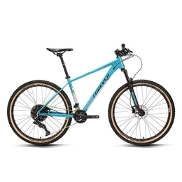 JKCKHA Bike JKCKHA Mens Mountain Bike, Front Suspension, 24-Speed, 27.5-Inch Wheels, 17-Inch Aluminum Frame, Multiple Colors, Blue, 27.5 Inches