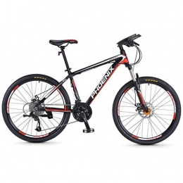 JLFSDB Bike JLFSDB Mountain Bike, 26" Women / Men MTB Ravine Bike 27 Speeds Carbon Steel Frame Disc Brake Front Suspension