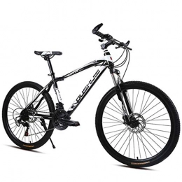 JLFSDB Bike JLFSDB Mountain Bike, Carbon Steel Frame Hard-tail Bicycles, Front Suspension And Dual Disc Brake, 26 Inch Mag Wheels (Color : Black, Size : 24-speed)