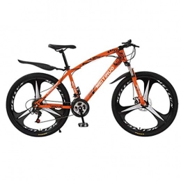 JLFSDB Bike JLFSDB Mountain Bike, Women / Men 26 Inch Wheel Bicycle Carbon Steel Frame Bicycles, Double Disc Brake And Shockproof Front Fork (Color : Orange, Size : 24-speed)