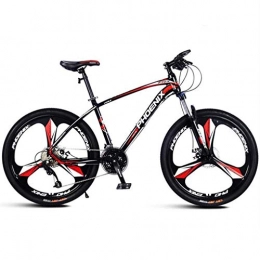 JLFSDB Bike JLFSDB Mountain Bikes, 26" Men / Women MTB Bicycles, Lightweight Aluminium Alloy Frame, Dual Disc Brake Front Suspension, 27 Speed (Color : Red)