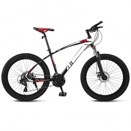 JXJ Mountain Bike JXJ 24 Inch Carbon Steel Mountain 21 / 24 / 27 / 30 Speed Full Suspension Bicycles with Dual Disc Brake for Men / women