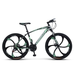 Kays Bike Kays 26 Inch Adult Mountain Bike Steel Frame Bicycle Front Suspension Mountain Bicycle For A Path, Trail & Mountains(Size:24 Speed, Color:Green)