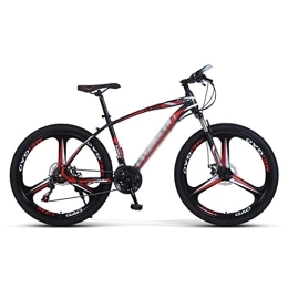Kays Bike Kays 26 Inch Mountain Bike Urban Commuter City Bicycle 21 / 24 / 27-Speed MTB Bicycle With Suspension Fork And Dual-Disc Brake(Size:24 Speed, Color:Red)