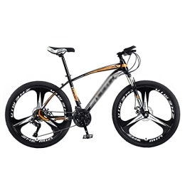 Kays Bike Kays 26 Inch Mountain Bike With High Carbon Steel Frame 21 Speeds With Disc-Brake And Disc Brakes Suitable For Men And Women Cycling Enthusiasts(Size:21 Speed, Color:Orange)