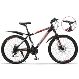 Kays Bike Kays 26 Inch Wheels Mountain Bike 24 Speed Bicycle Daul Disc Brakes For Adults Mens Womens(Size:24 Speed, Color:Red)