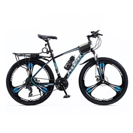 Kays Bike Kays Mens Mountain Bike 24 / 27-Speed 27.5-inch Wheel Double Disc Brake Front Suspension For A Path, Trail & Mountains(Size:27 Speed, Color:Blue)