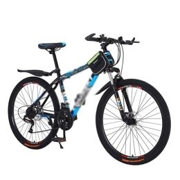 Kays Bike Kays Mountain Bike Carbon Steel Frame 21 Speed 26 Inch 3 Spoke Wheels Disc Brake Bicycle Suitable For Men And Women Cycling Enthusiasts(Size:27 Speed, Color:Blue)