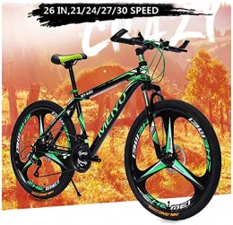 KEMANDUO Bike KEMANDUO 26 inches adult mountain bike, high carbon steel bicycle wheel Mito, 22 / 24 / 27 / 30-speed bicycle full-suspension mountain bike gear bis disc MTB, 30 speed