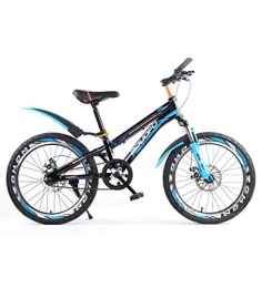 SJSF Y Mountain Bike Kids' Bike Boys' Mountain Bike Adjustable Height Lightweight High-Carbon Steel Double Disc Brake Damping Boy Girl Children's Bicycle 16 / 18 / 20 Inches, 20inch