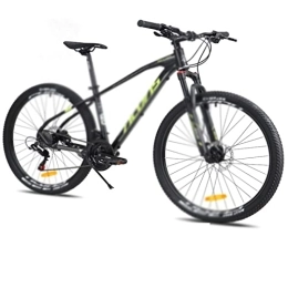 KOOKYY Mountain Bike KOOKYY Bicycle Mountain Bike M315 Aluminum Alloy Variable Speed car Hydraulic disc Brake 24 Speed 27.5x17 inch Off-Road (Color : Black Green, Size : 24_27.5X17)