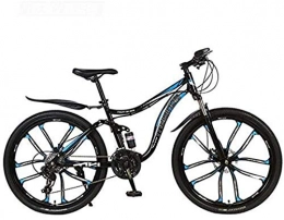 Leifeng Tower Bike Leifeng Tower Lightweight Mountain Bike 26 Inch Bicycle, Carbon Steel MTB Bike Full Suspension, Double Disc Brake Inventory clearance (Color : B, Size : 21 speed)
