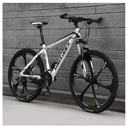 LHQ-HQ Bike LHQ-HQ Outdoor sports 26" MTB Front Suspension 30 Speed Gears Mountain Bike with Dual Oil Brakes, White