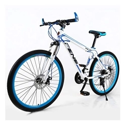 LIUCHUNYANSH Mountain Bike LIUCHUNYANSH Off-road Bike Mountain Bike Adult Bicycle Road Men's MTB Bikes 24 Speed Wheels For Womens teens (Color : White, Size : 24in)