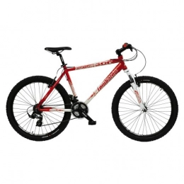 Lombardo Mountain Bike Lombardo Alverstone 300 Mens Lightweight Performance Bike - White / Red, 19 Inch