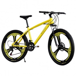 LUNAH Bike LUNAH Mountain Bike for Men 26inch Carbon Steel Mountain Bike 21 Speed Bicycle Full Suspension MTB