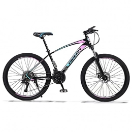 LZHi1 Bike LZHi1 26 Inch Adult Commuter Mountain Bike For Men And Women, 30 Speed Suspension Fork Mountan Bicycle With Dual Disc Brake, High Carbon Steel Frame City Road Bike(Color:Colorful)
