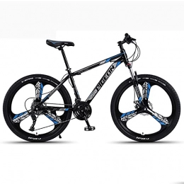 LZHi1 Bike LZHi1 Adult Mountain Bike With 26 Inch Wheel, 30 Speed Suspension Fork Outroad Mountain Bicycle, Dual Disc Brakes Outdoor City Road Bike With Adjustable Seat(Color:Black blue)