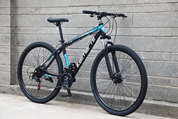  Mountain Bike mountain bike aluminum alloy mountain bicycle, student bicycle adult bike, absorção de choque e mudança de velocidade presente estudante mountain bike (Light Blue)