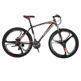 EUROBIKE Mountain Bike Mountain Bike LZX1 27.5inches 21_Speeds Dual Disc Brake 3_spoke wheels 27.5inchs Mountain Bicycle Red