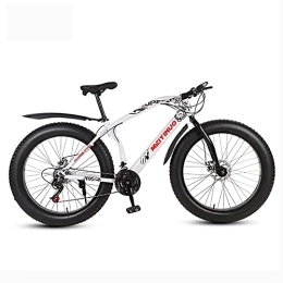 DGHJK Bike Mountain Bike Men, Snow Bike 26x4.0 Tires Adult, MTB Bike Front Suspension Double Disc Brake Bicycle