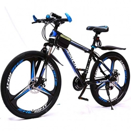 Lxyfc Bike Mountain Bike Mens Bicycle Bike Bicycle Mountain Bicycles 26" Shock-absorbing Ravine Bike Front Suspension 21 speeds Dual Disc Brake Oneness wheel Carbon Steel Frame Mountain Bike Alloy Frame Bicycle