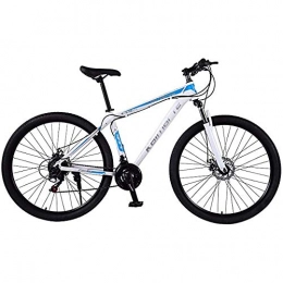 BBRR Bike Mountain Bike, MTB Bicycle - 29 Inch Men's, Alloy Hardtail Mountain Bike, Mountain Bicycle with Front Suspension Adjustable Seat, 21 / 24 / 27 Speed, White, 27Speed