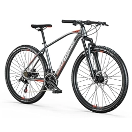 EUROBIKE Mountain Bike Mountain Bike, X3 29inch Mountain Bicycle, 21Speed Mountain Bike, Dual Disc Brake Mens Mountain Bicycle (X3-EU gray)