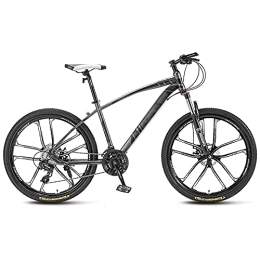 MQJ Mountain Bike MQJ Hardtail Mountain Bikes, 24 / 26 / 27.5 inch Adult Highway Variable Speed Shock Absorber Bike 21 / 24 / 27 / 30 Accelerator Disc Brake Bike, D~27.5 Inches, 30 Speed