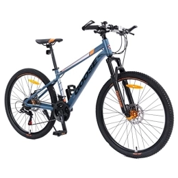 Nationalr Reeim Bike Nationalr Reeim Variable Speed Bicycle, All Aluminum Alloy Material, 26-Inch 21-Speed Mountain Bike, Double Disc Brake Suspension, Mens and Womens Mountain Bikes, Bronzing Process