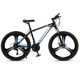 ndegdgswg Bike ndegdgswg 24 / 26 Inch Mountain Bike, Off Road Variable Speed Bike Shock Absorption Young Student Adult Bike 24inches Blackandblue24-speedintegratedwheels