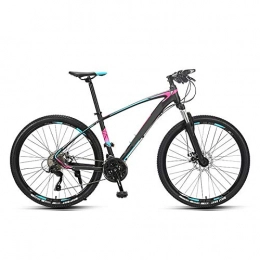 ndegdgswg Mountain Bike ndegdgswg 27 Speed 27.5 Inch Mountain Bike, Oil Disc Brake Aluminum Alloy Lightweight Variable Speed Double Shock Absorbing Bicycle 27.5inches 27speedoildishcolorfulblue