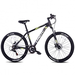 NENGGE Mountain Bike NENGGE 21-Speed Mountain Bikes, 26 Inch Aluminum Frame Hardtail Mountain Bike, Kids Adult All Terrain Mountain Bike, Anti-Slip Bicycle, Green