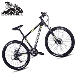 NENGGE Mountain Bike NENGGE 26 Inch Mountain Bikes for Adults Men Women, Front Suspension All Terrain Anti-Slip Hardtail Mountain Trail Bikes, with Dual Disc Brake & Adjustable Seat, 21 Speed, Black Green