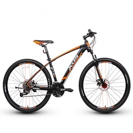 NENGGE Mountain Bike NENGGE 27-Speed Mountain Bikes, 27.5 Inch Anti-Slip Bikes, Aluminum Frame Hardtail Mountain Bike with Dual Disc Brake, Kids Adult Bicycle, Yellow, 17.5